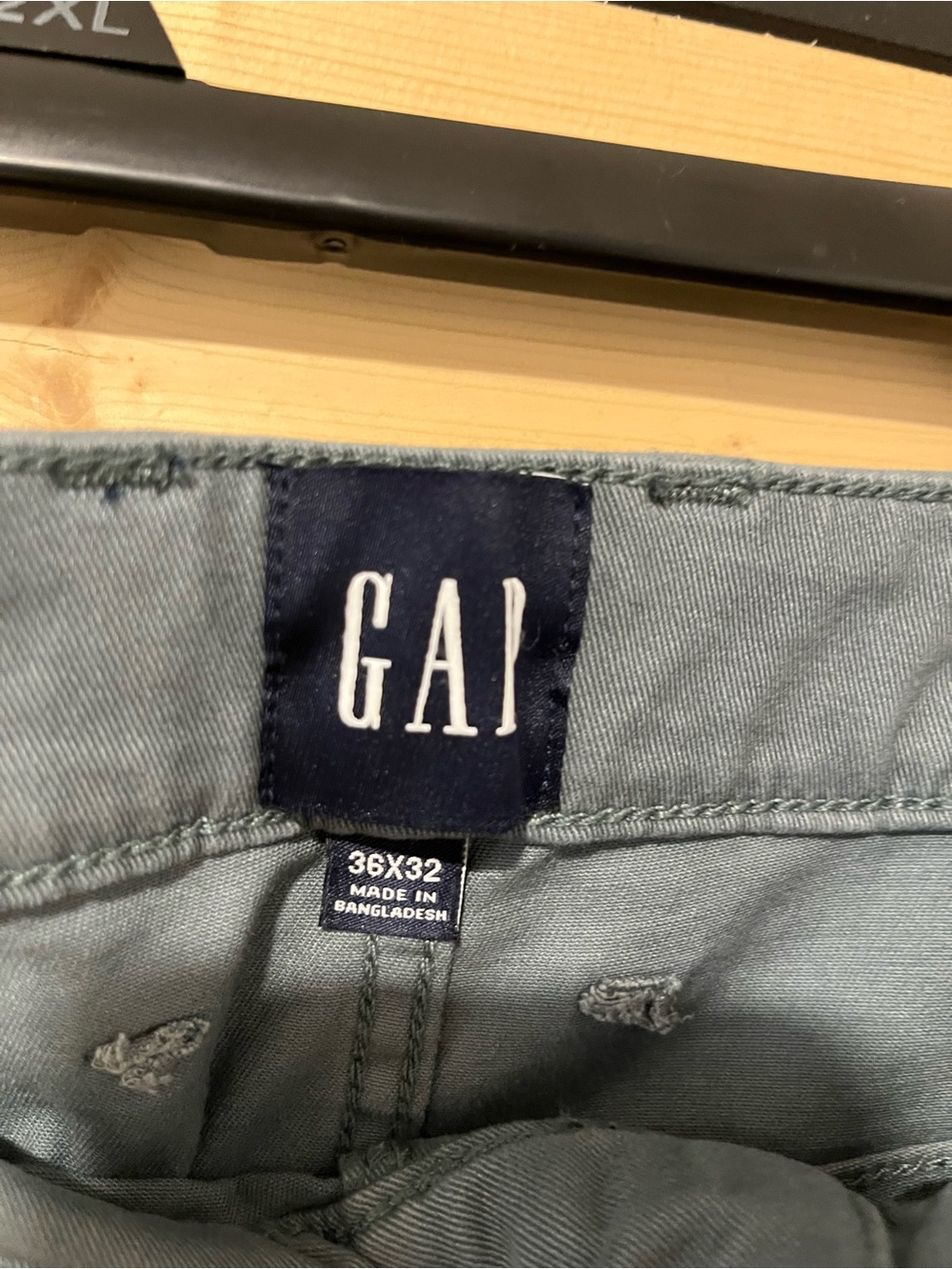 GAP Men’s 5-Pocket Chino Pants - Slate Blue 36x32 Slim Fit - Picture 7 of 8